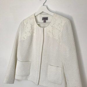 Chelsea 28 White Zip Up Jacket